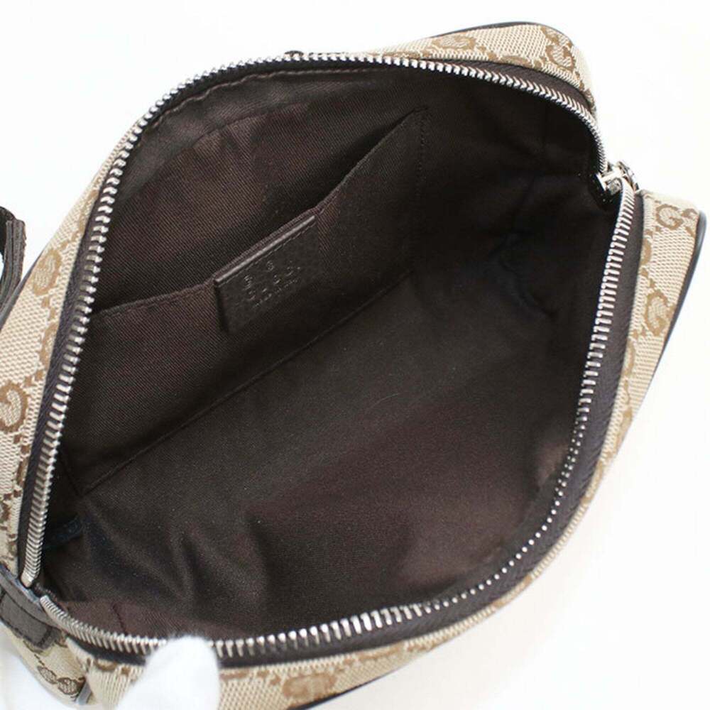 GUCCI Authentic Brown Canvas Hobo Bag - Picture 3 of 8